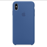 Apple Smart - Cover per cellulare - silicone - blu Delft - per iPhone XS Max